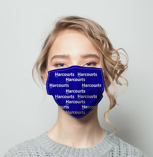 Picture of Harcourts USA Logo Repeat (Blue)
