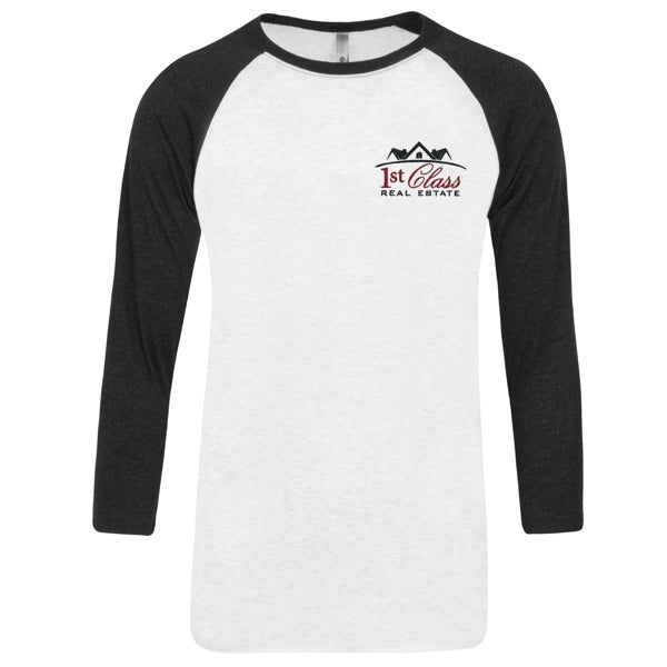 Picture of 1st Class Tri-Blend 3/4 Sleeve Baseball Tee
