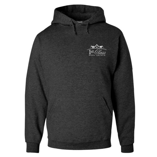 Picture of 1st Class JERZEES NuBlend® Hooded Sweatshirt Black Heather