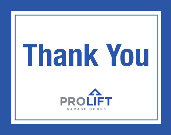 Picture of ProLift Thank You Card - Generic