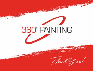 Picture of 360 Painting Thank You Card