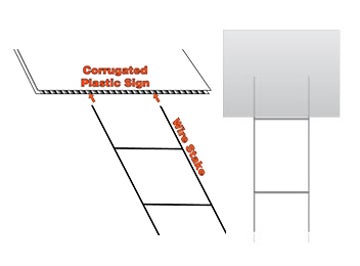 Picture of (Indeed) 24"h x 10"w Wire Stake