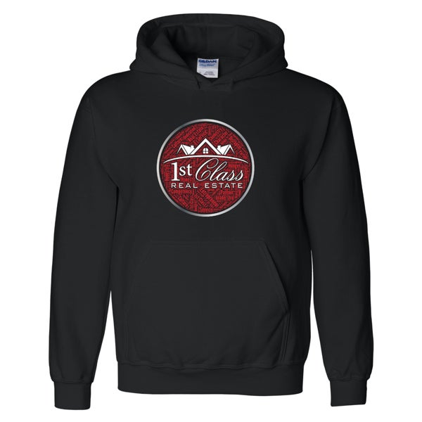 Picture of 1st Class Word Bubble Gildan® DryBlend™ Hooded Sweatshirt