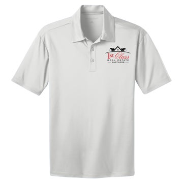 Partners Men's Silk Touch White Polo