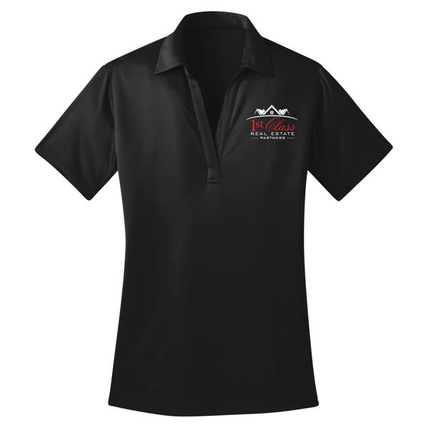 Women's Silk Touch Polo Black