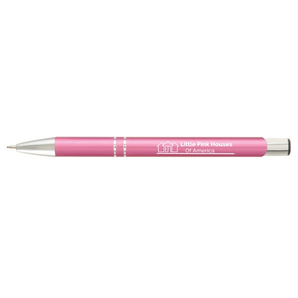 Picture of Tres-Chic Black Ink Pen - Pink