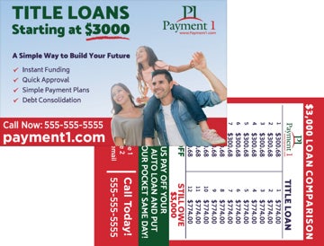 Picture of Payment 1 - Title Loan Flyer
