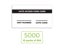 Picture of Gate Code Card - (500) 10 Pack - Total 5,000