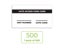 Picture of Gate Code Card - (500) 1 Pack - Total 500