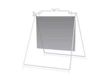 Picture of 18"h x 24"w Sidewalk A-Frame - White