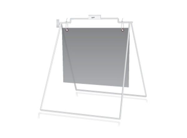 Picture of 18"h x 24"w Sidewalk A-Frame (White)