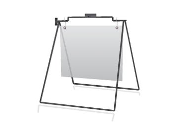 Picture of 30"h x 24"w Metal Frame - 1 rider (Black) - BASE