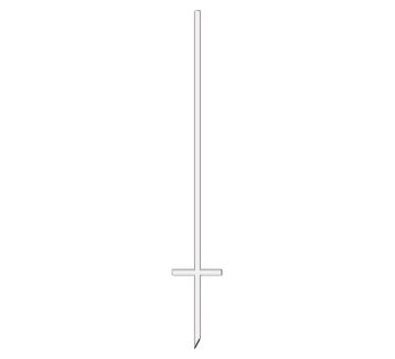 Picture of 46" Stepper Stake (White) - BASE