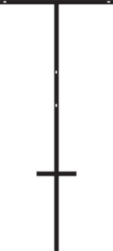 Picture of 46" T-Bar Metal Stake (Black) - BASE