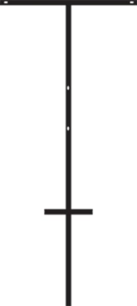 Picture of 46" T-Bar Metal Stake (Black) - BASE