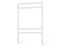 Picture of 24"h x 30"w Metal Frame - 2 rider (White) - BASE