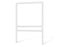 Picture of 18"h x 24"w Metal Frame - 1 rider (White) - BASE