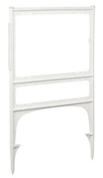 Picture of 18"h x 24"w Plastic Frame - 1 rider (White) - BASE