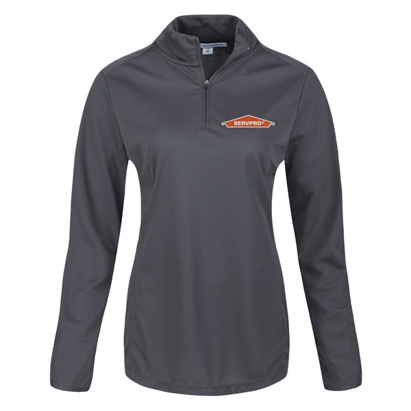 Picture of SERVPRO Port Authority® Ladies Pinpoint Mesh 1/2-Zip