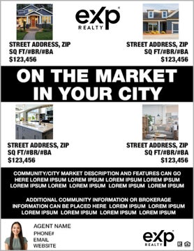 Picture of On the Market In Your City Multi - White