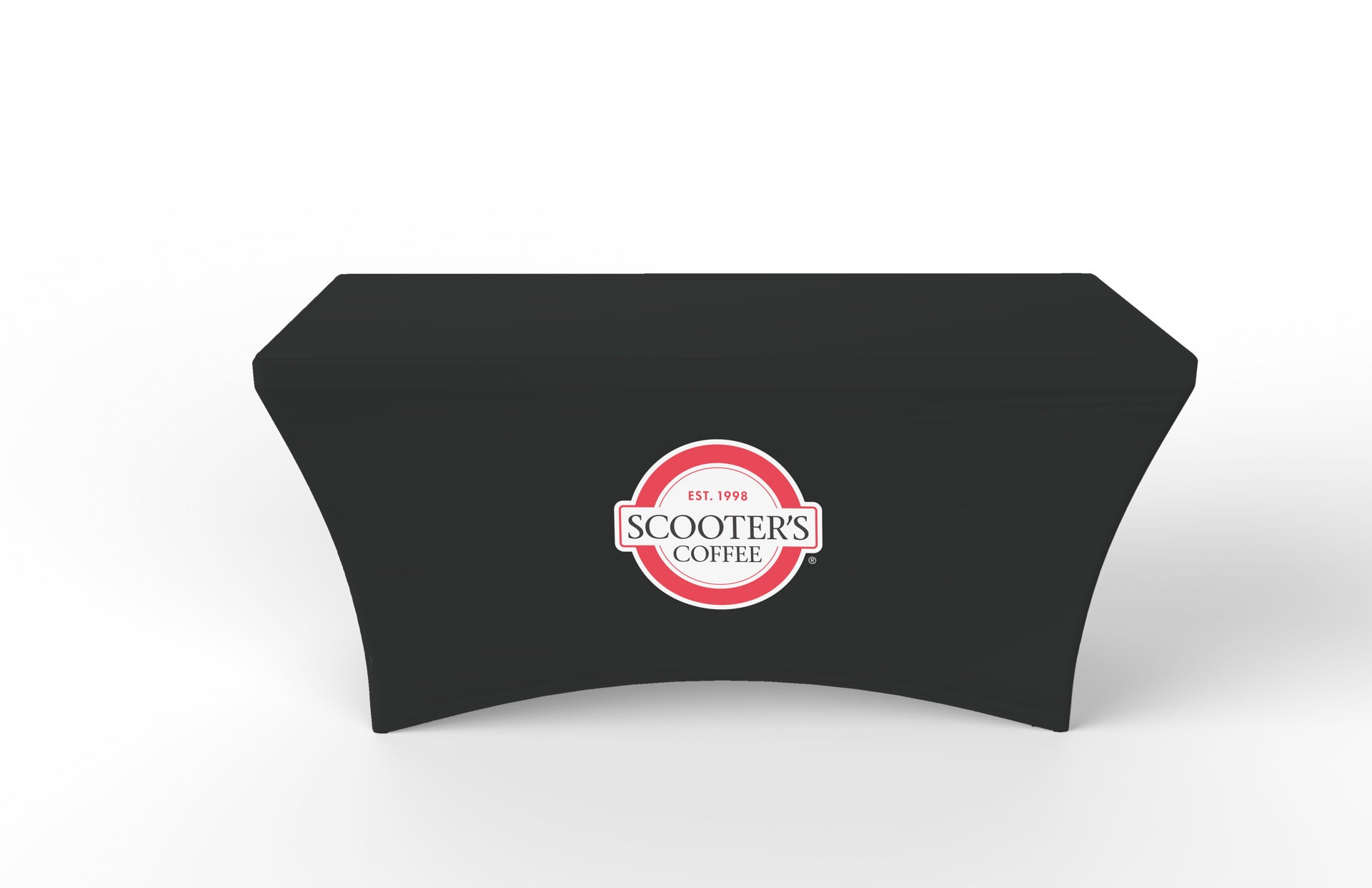 Scooter's Coffee. Stretch Table Cloth 6ft