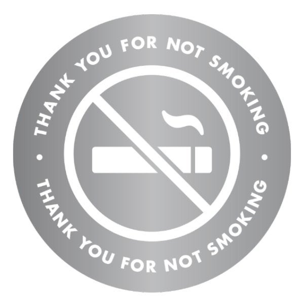 Picture of No Smoking Window Cling