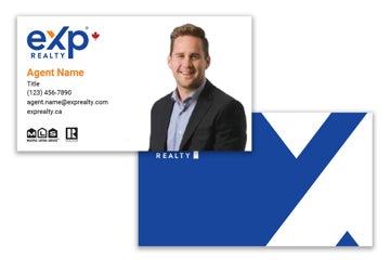 Picture of eXp Realty Branded Business Card - Maple Leaf