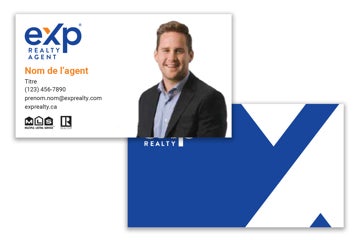 Picture of eXp Realty Branded Business Card -French