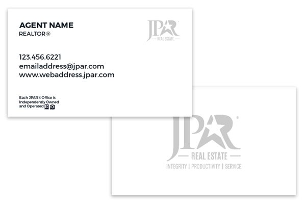 Picture of Business Card - Design 1 - Gray