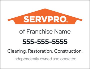Picture of SERVPRO Yard Sign - White
