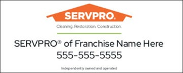 Picture of SERVPRO Vinyl Banner White