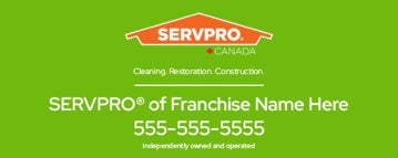 Picture of SERVPRO Vinyl Banner Green