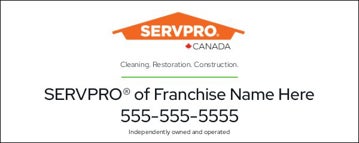 Picture of SERVPRO Vinyl Banner White