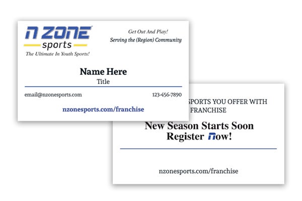 Picture of Business Card - Sports Leagues
