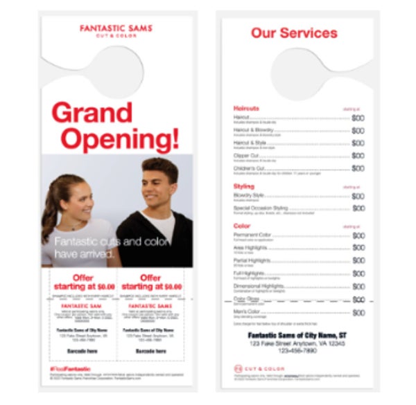 Picture of Grand Opening - Door Hanger