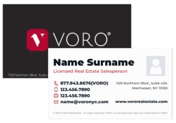 Picture of Voro Business Card 1 - Agent Photo