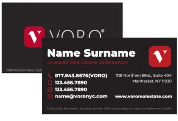 Picture of Voro Business Card 1 - Black