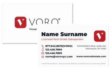 Picture of Voro Business Card 1 - White