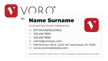 Picture of Voro Business Card 2 - White