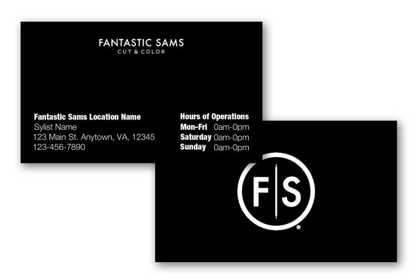 Picture of Business Card - Black