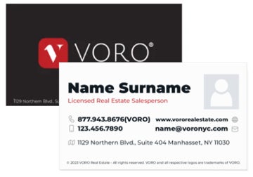 Picture of Voro Business Card 3 - Agent Photo
