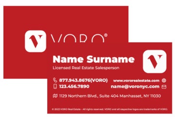 Picture of Voro Business Card 3 - Red