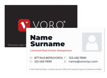 Picture of Voro Business Card 4 - Agent Photo