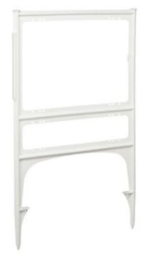 Picture of 18"h x 24"w Plastic Frame - 1 rider (White)