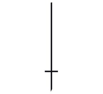 Picture of 46" Stepper Stake (Black)