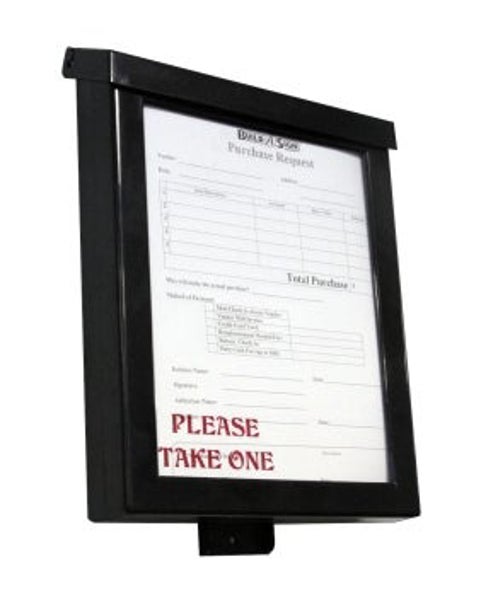 Picture of Brochure Box With Business Card Holder (Black)