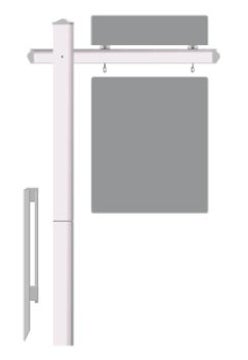 Picture of Colonial Post (White)