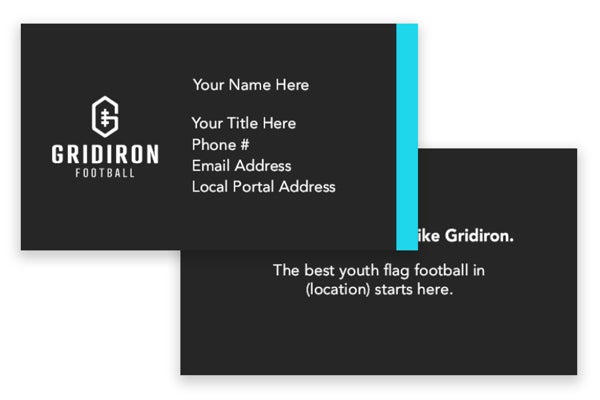 Picture of SIMPLE BUSINESS CARD - BLUE