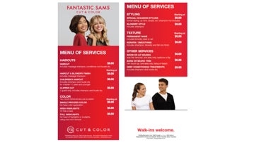 Picture of Menu of Services