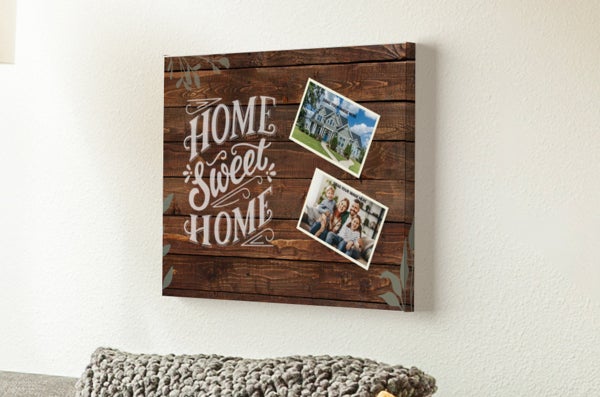Picture of Home Sweet Home Canvas - Design A - 2 Photo